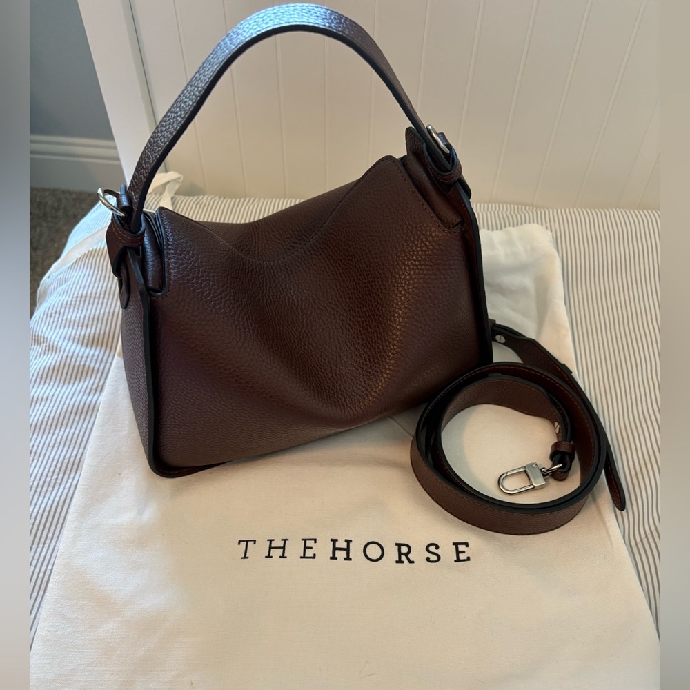 The Horse Clementine Coffee Pebbled Leather